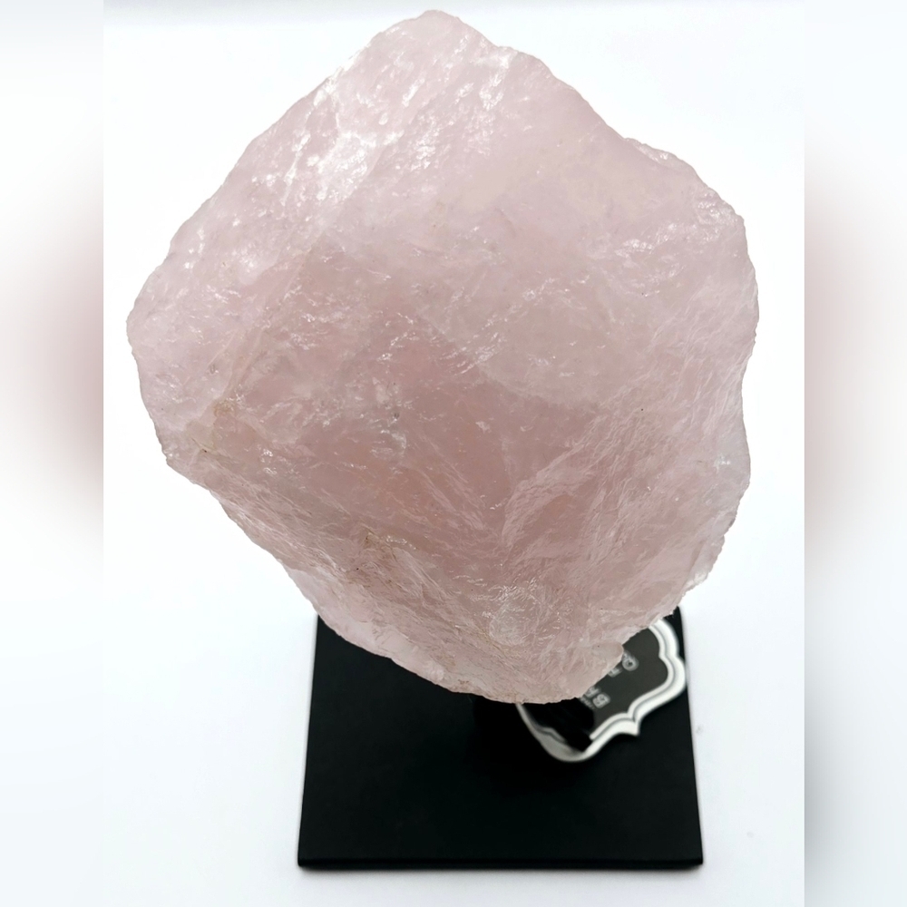 Rose Quartz Crystal on Stand Brazil 1.4lb 6" Healing Love Stone - Picture 6 of 9